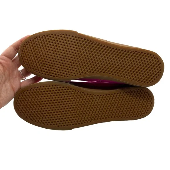 Vans Sneakers Lo Pro Pink Gold Glitter Canvas Casual Skate Colorful Size 10 - Picture 8 of 9